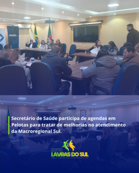 Secretário de Saúde participa de agendas em Pelotas 